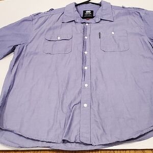 men s vintage ecko unltd Button Down Shirt Sleeve Shirt Size 2XL